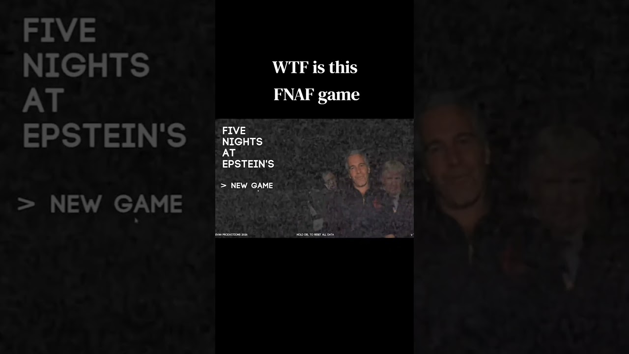 Five nights at Epstein indie game #epsteinfiles #fnaf #funny #freddy #trump #new #shorts #fyp #fun
