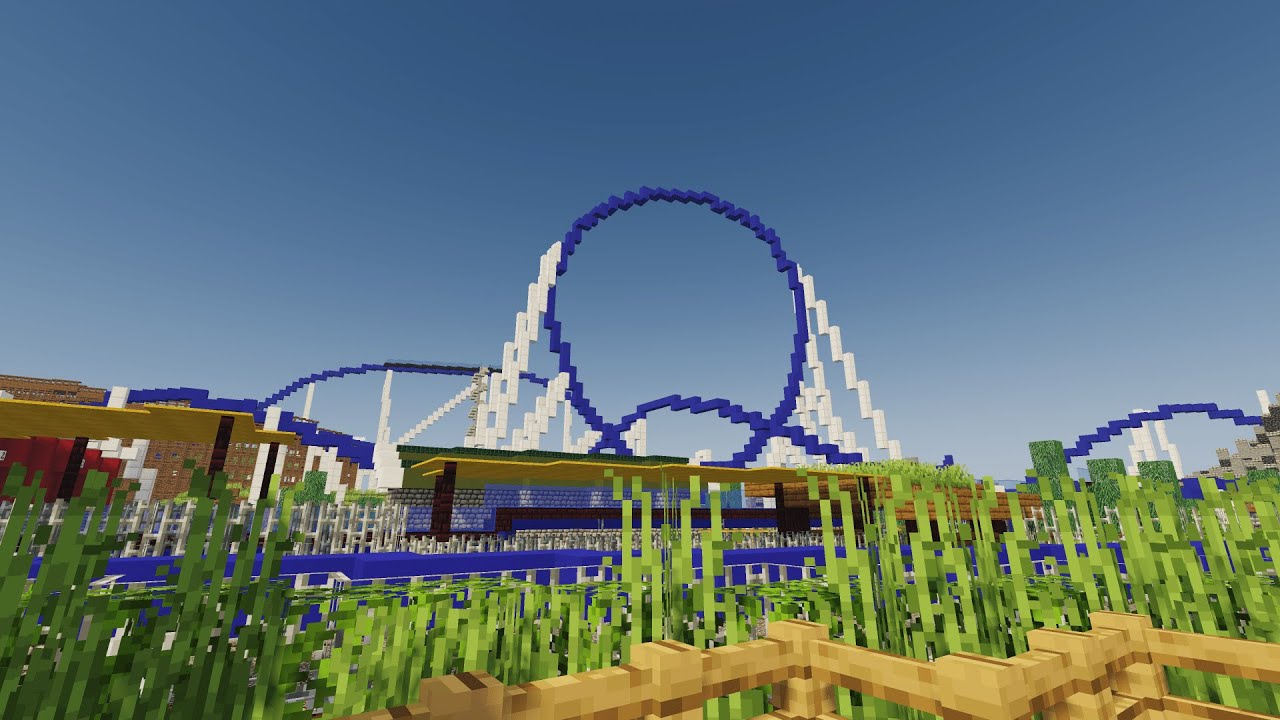 BLUE FIRE europa park minecraft