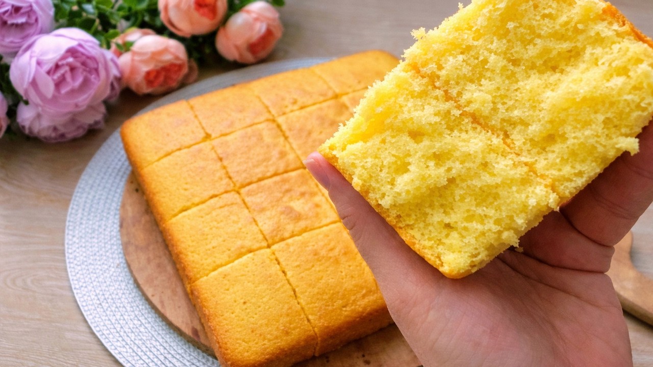 Ultra Fluffy Saffron Rosewater Cake | Simple and Delicious Homemade Baking