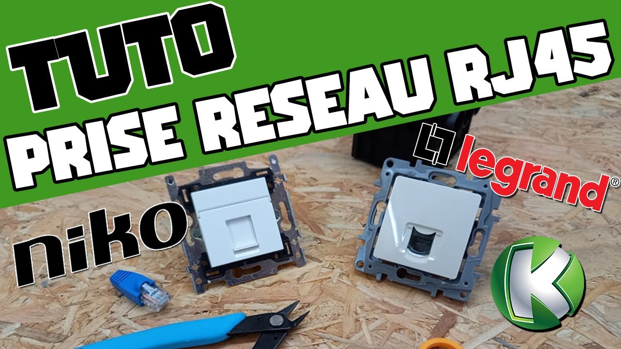 Tuto - Prise réseau rj45 branchement