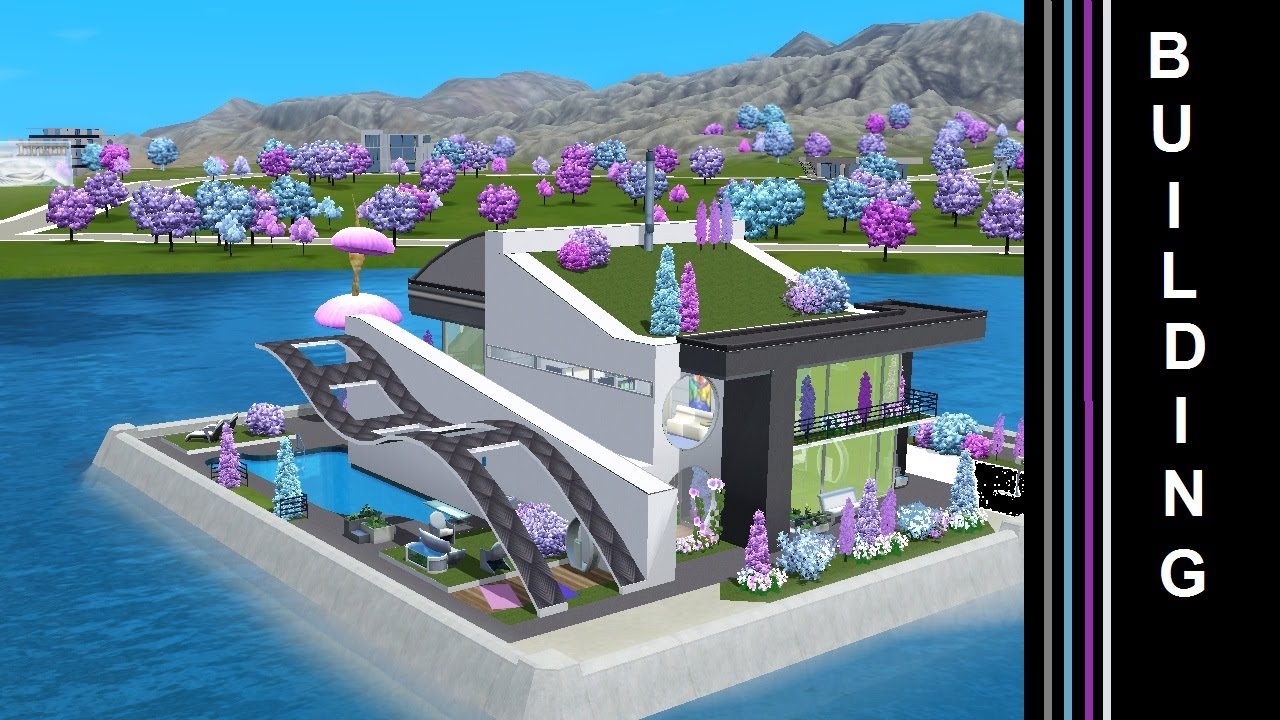 The Sims 3 Into The Future - Building a House in Utopia (Oasis Landing)