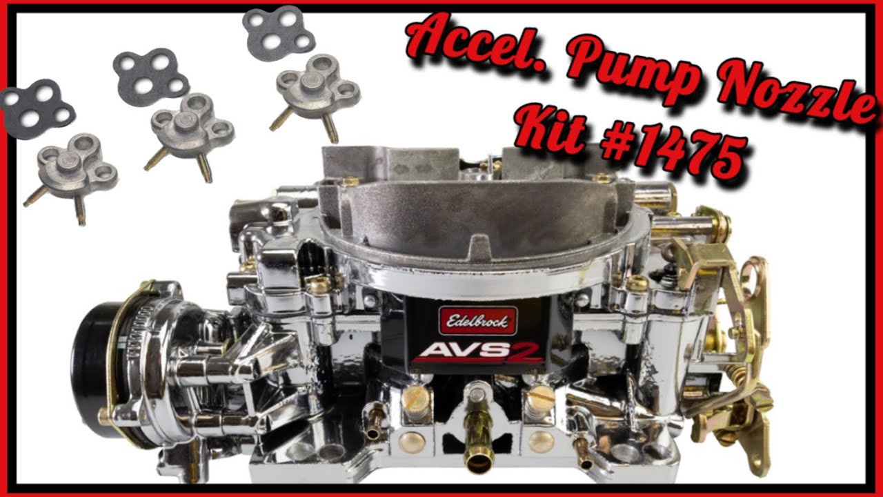 Edelbrock AVS2 Accelerator Pump Tuning - NO MORE BOG!