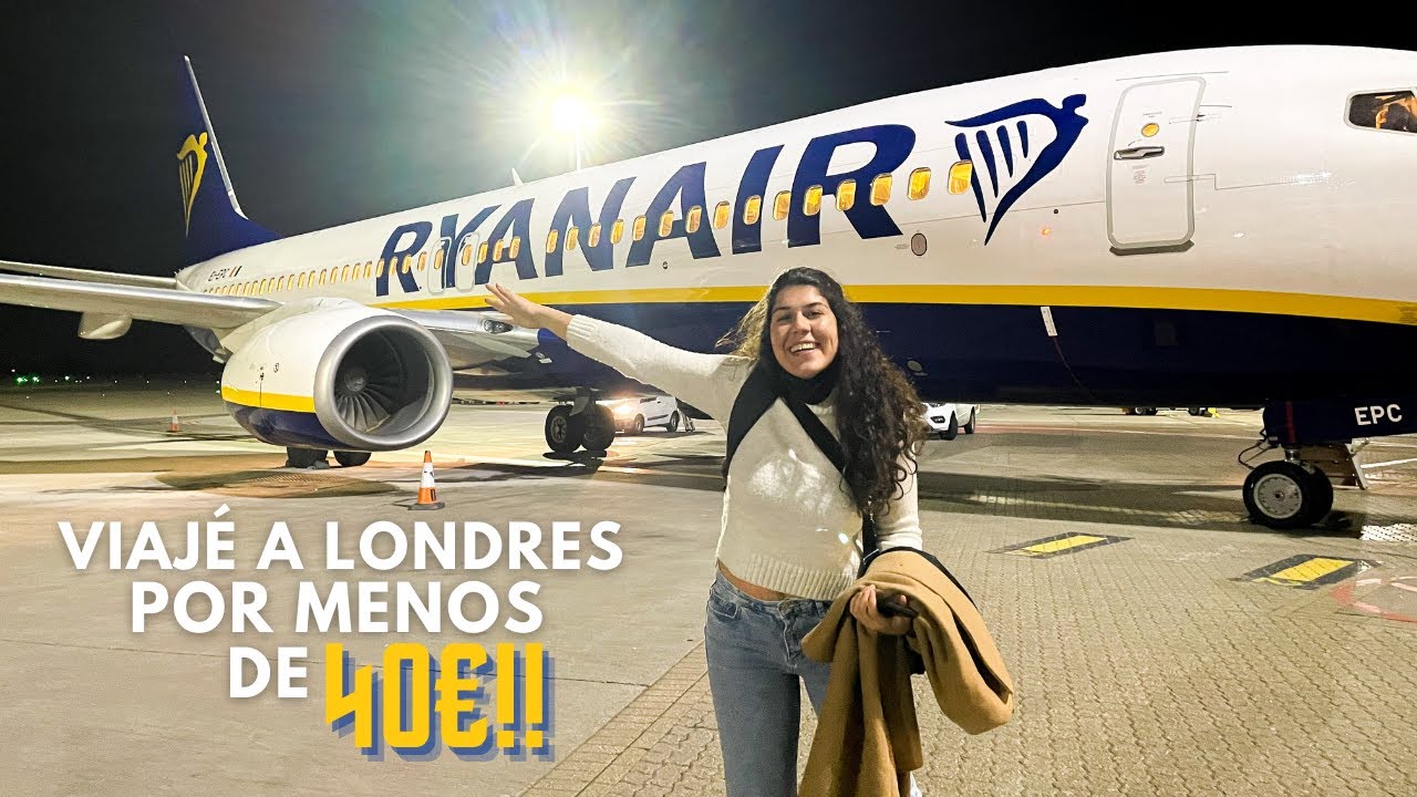 ¿Cómo es viajar en una aerolínea low cost? | Vuelo de Málaga a Londres con Ryanair