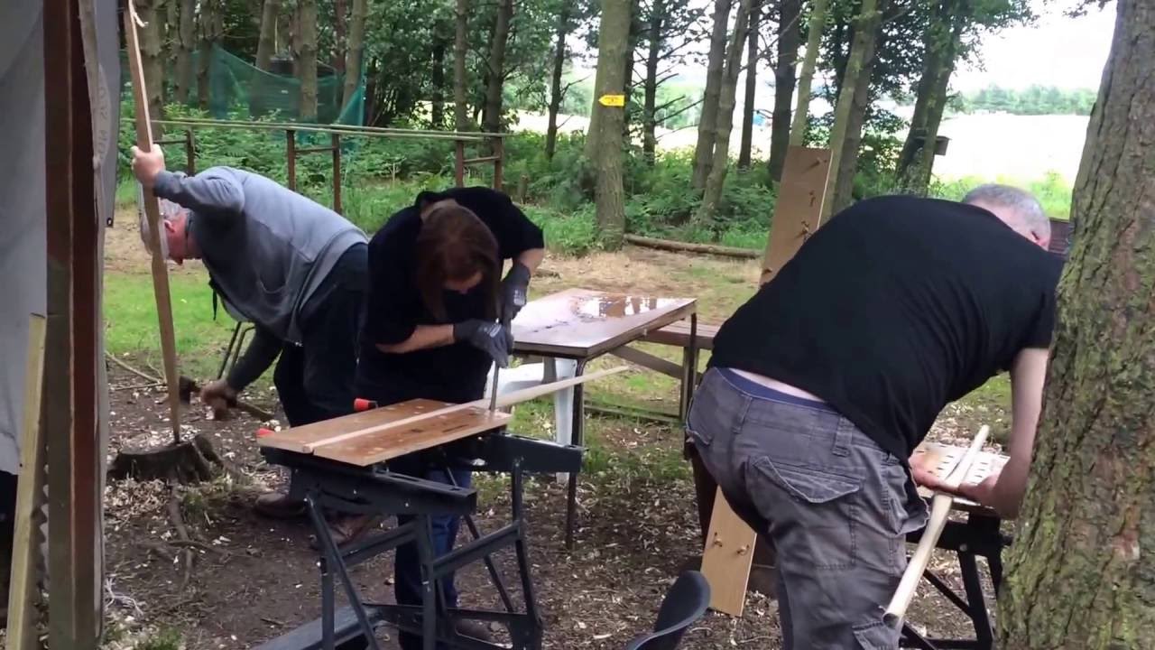 Bow making fest day 2 at west Lothian archers