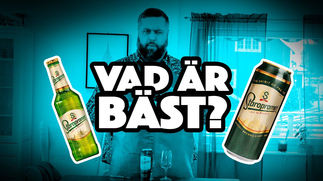 ÖL PÅ FLASKA ELLER BURK? Vad är bäst?