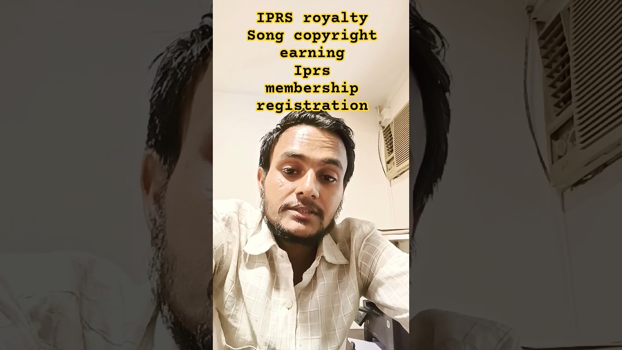 IPRS registration - iprs royalty - application form online Kaise, membership - Lirics, composer #1k