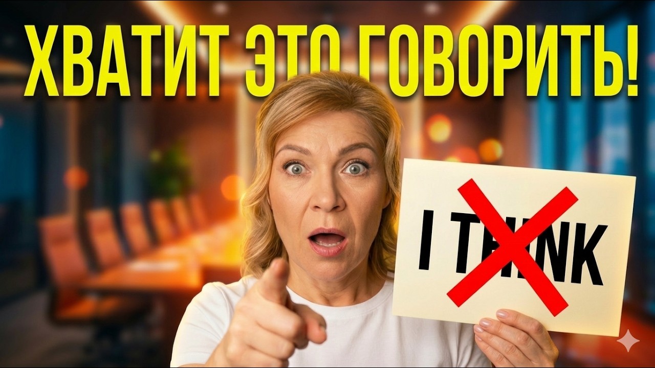 Не говорите I think: 10 способов выразить мнение на английском