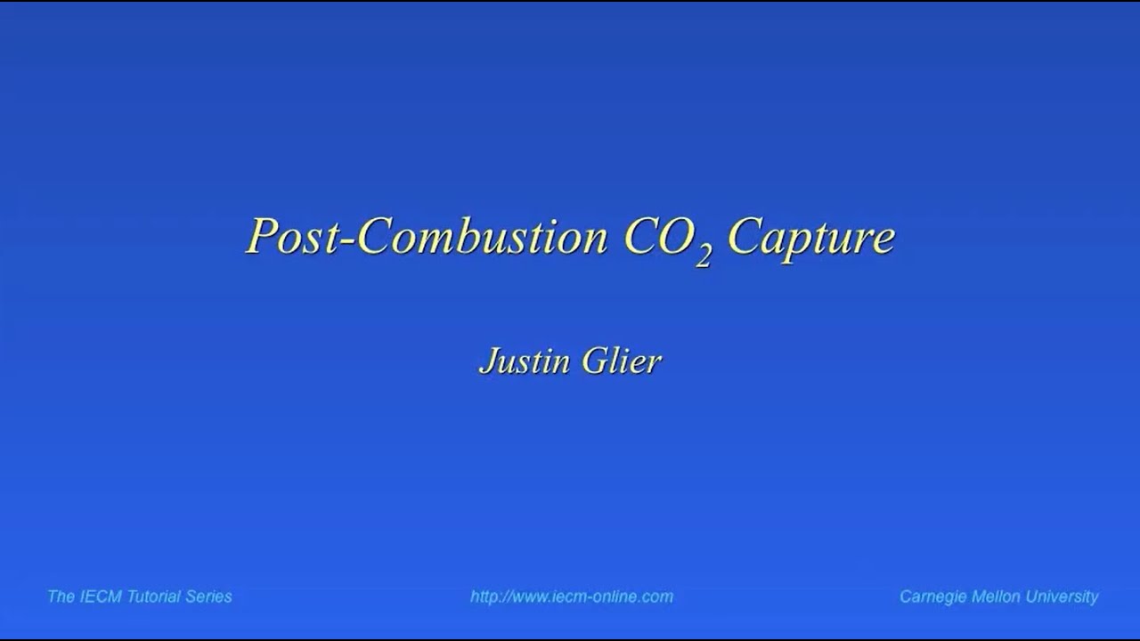 Post-Combustion CO2 Capture