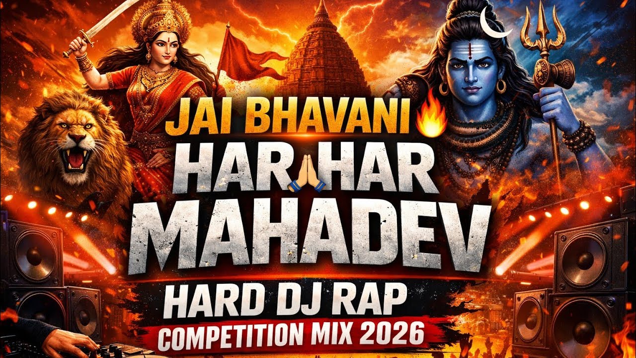 ⚡ Power of Shiv Shakti🔱 Parvati Pataye Har Har Mahadev🔥 Ultimate DJ Bass Drop Anthem