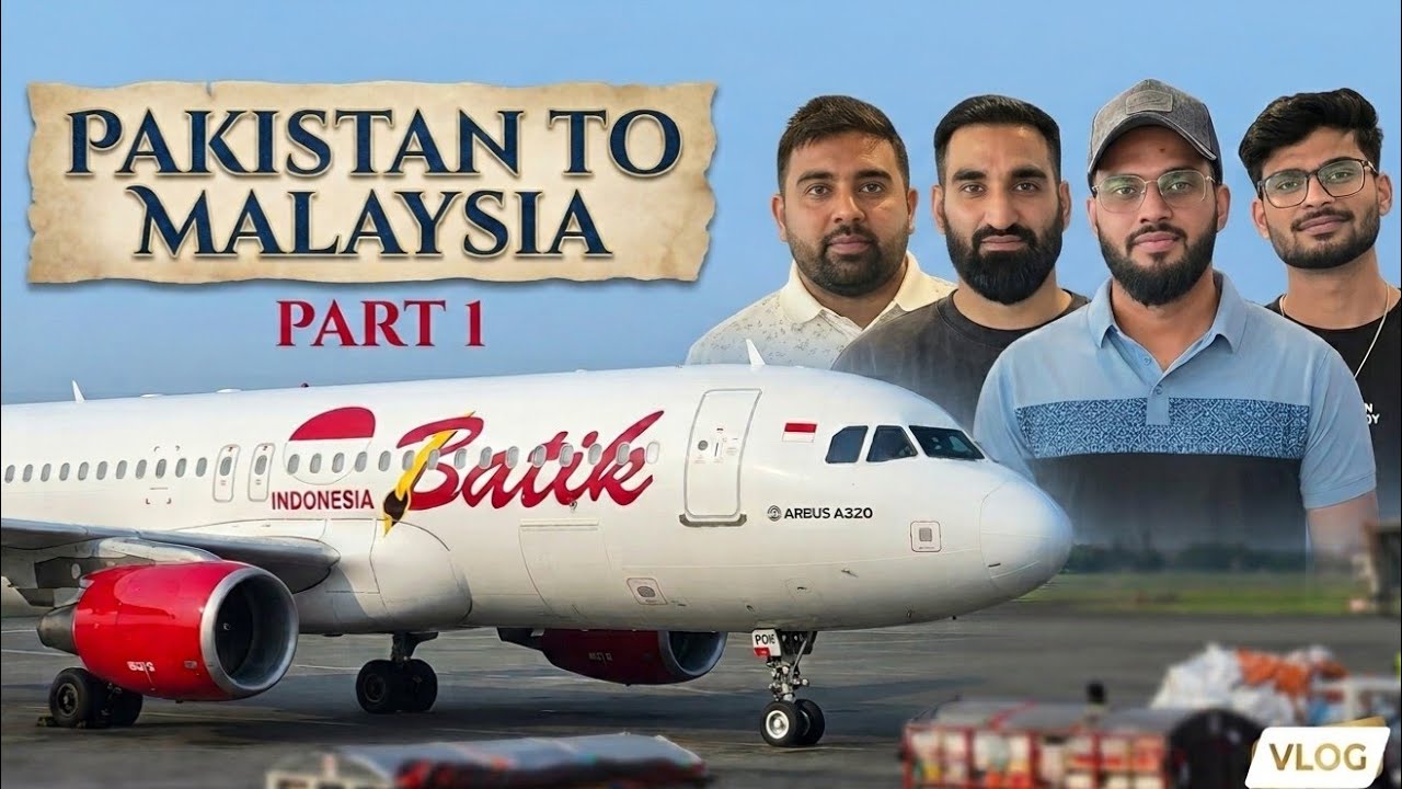 MALAYSIA 🇲🇾 TOUR | Pakistan to Malaysia | Batik Airlines | Vlog Part1