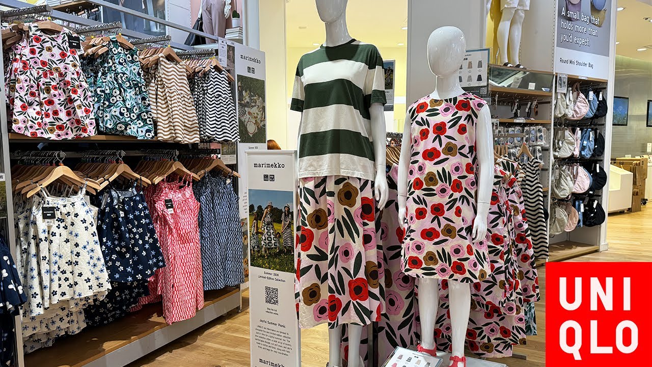 UNIQLO NEW BRIGHT SUMMER COLLECTION ❤️ MARIMEKKO DRESSES & MORE / 2024