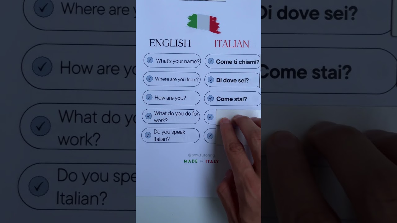 Learn Italian with me! 🇮🇹📚 #learnitalian