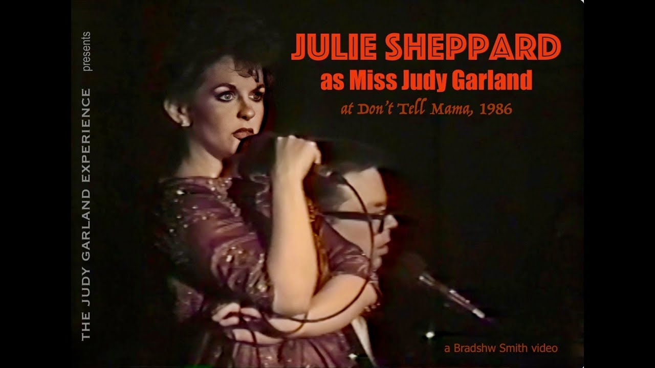 JULIE SHEPPARD as JUDY GARLAND in JULIE JULIE JULIE with Ricky Ritzel & Glen Richmond 1986 video