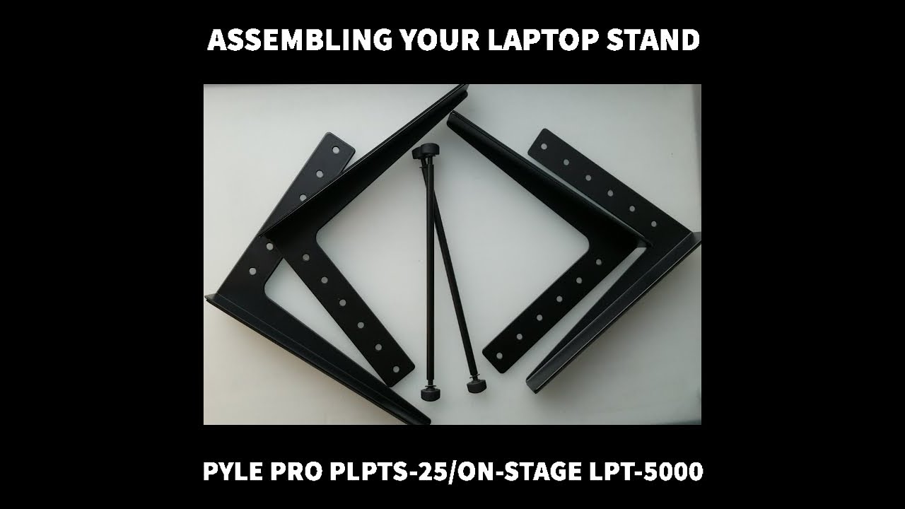 Easy 2-Minute setup of Pyle or On-Stage Laptop Stand