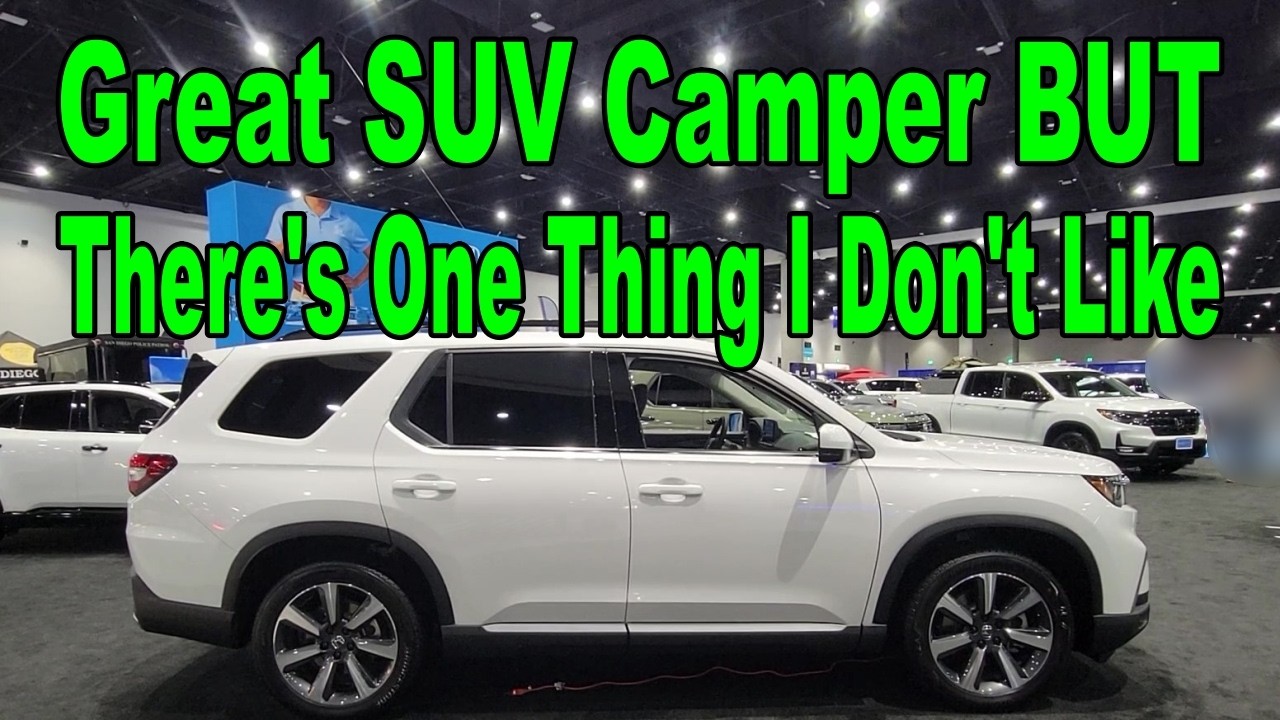 2025 Honda Pilot: FLAT Cargo Area makes it great for SUV Camping, BUT there's One Thing I Don't Like