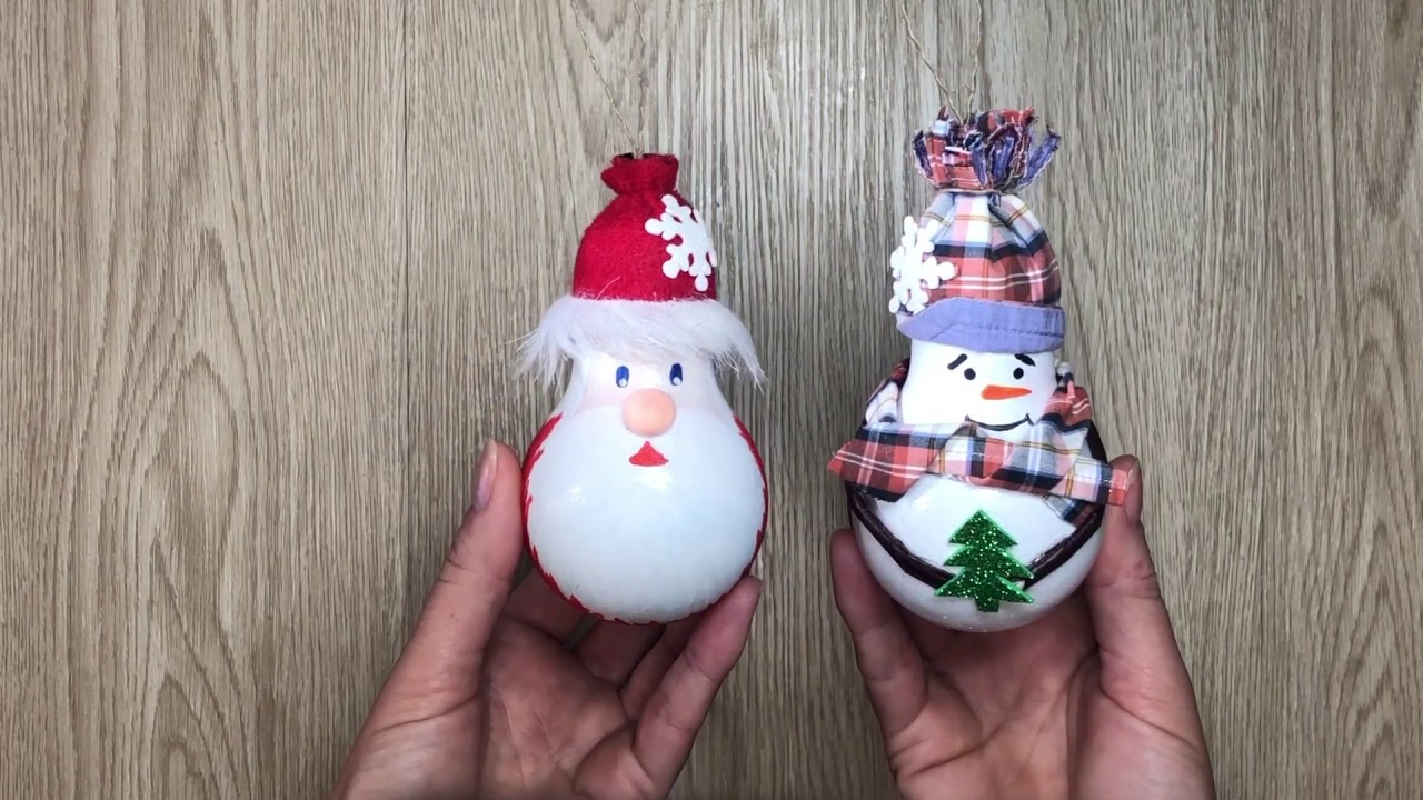 Новогодние игрушки из лампочек / 2