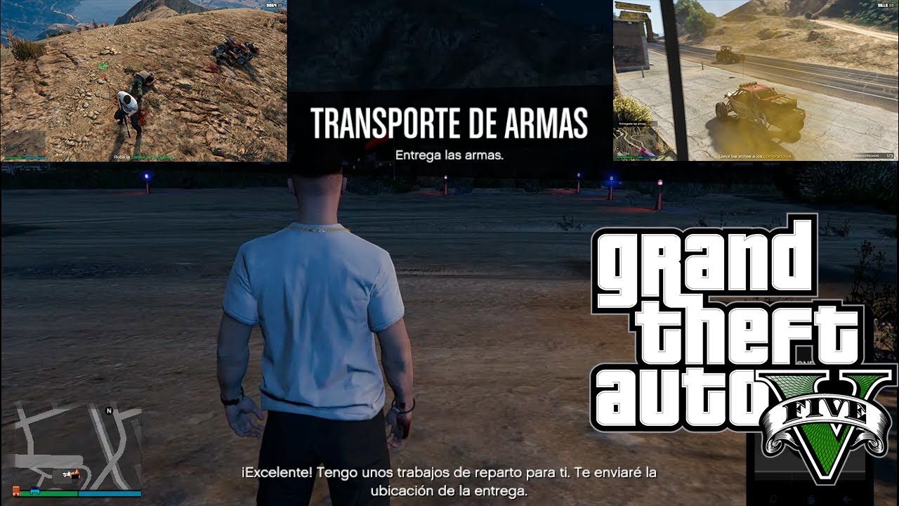 Entrega de armas, misiones secundarias de Oscar en GTA 5 ONLINE
