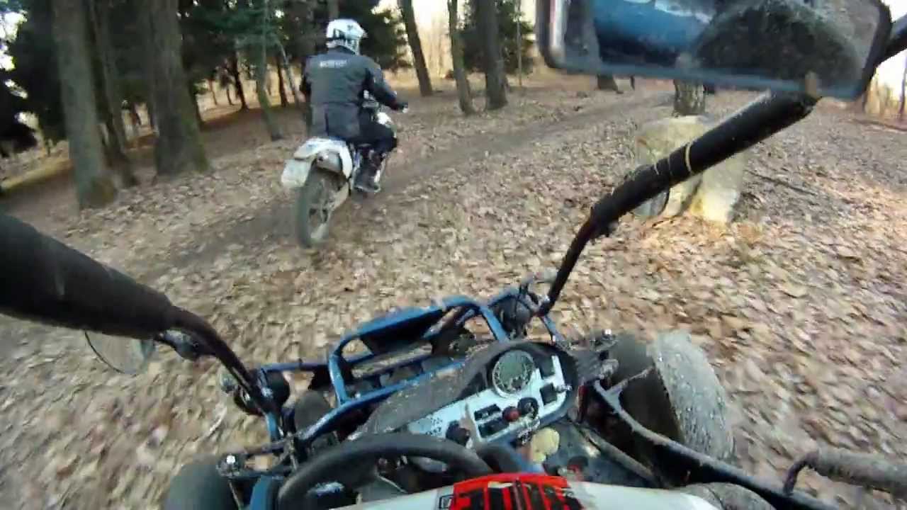 Giro con buggy PGO bugrider 250 insieme a Ricky, Yamaha WR 450