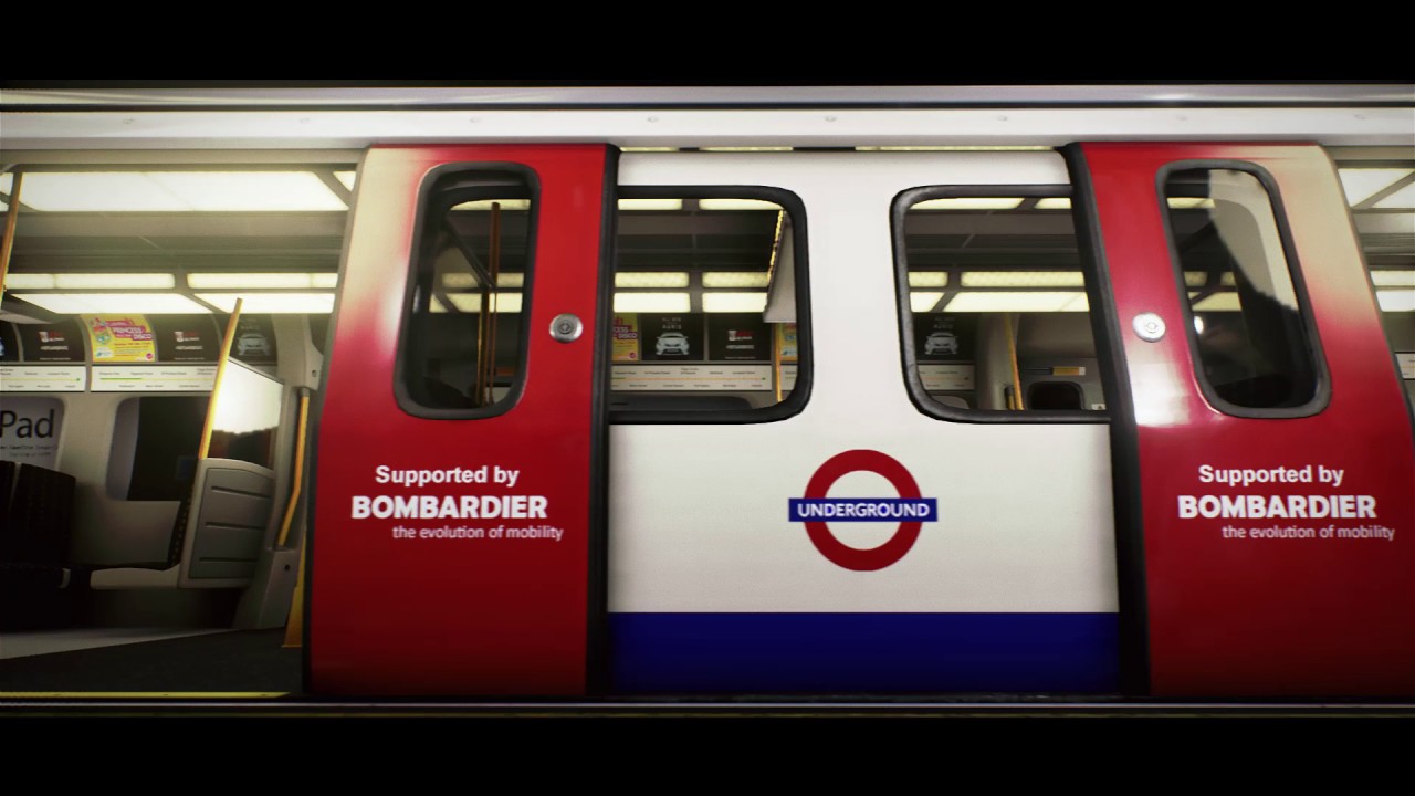 Modern London Underground Station - 3D Environment UE4