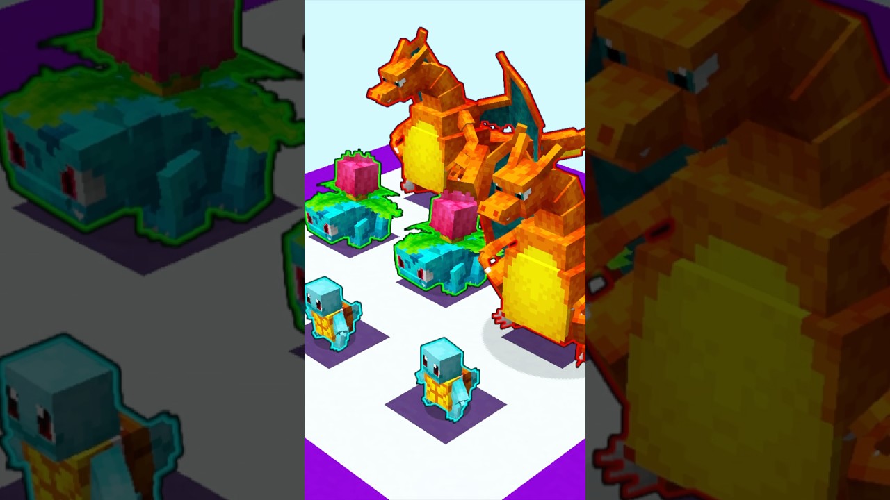 Pok&eacute;mon Minecraft Memory Match