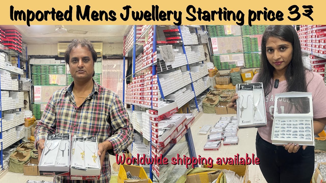 Men’s Imported Jwellery Starting Price 3₹ |Ring,Chain,Bracelet Wholesale In Mumbai