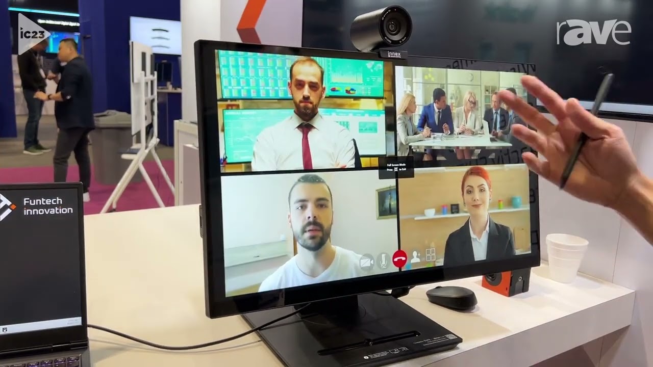 InfoComm 2023: FunTech Innovation Demos Reactiv SUITE Digital Table Collaboration Software Solution