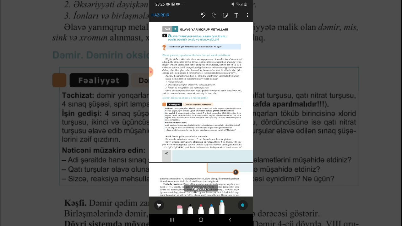 Elave yarim qrup metallar