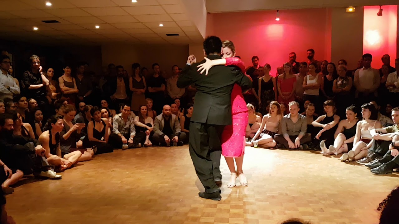Carlos Espinoza & Noelia Hurtado ❤@ Milonga El Garron _ Paris _ Démo 6/6