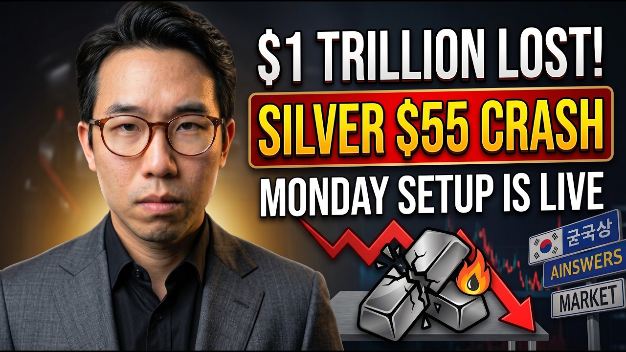Silver Crashed to $55 While Asian Markets Lost $1 Trillion &mdash; The Setup for Monday Is Now LIVE