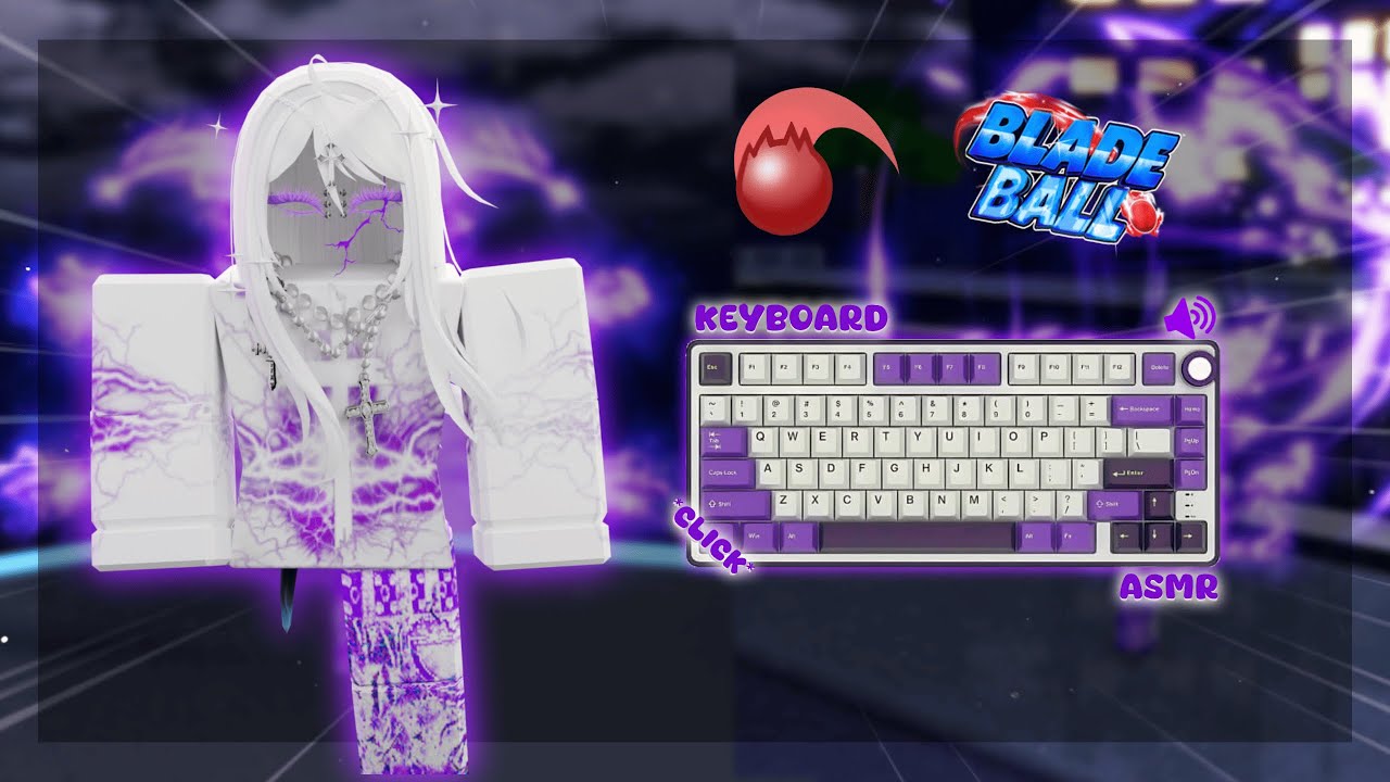 ROBLOX BLADE BALL WITH KEYBOARD ASMR