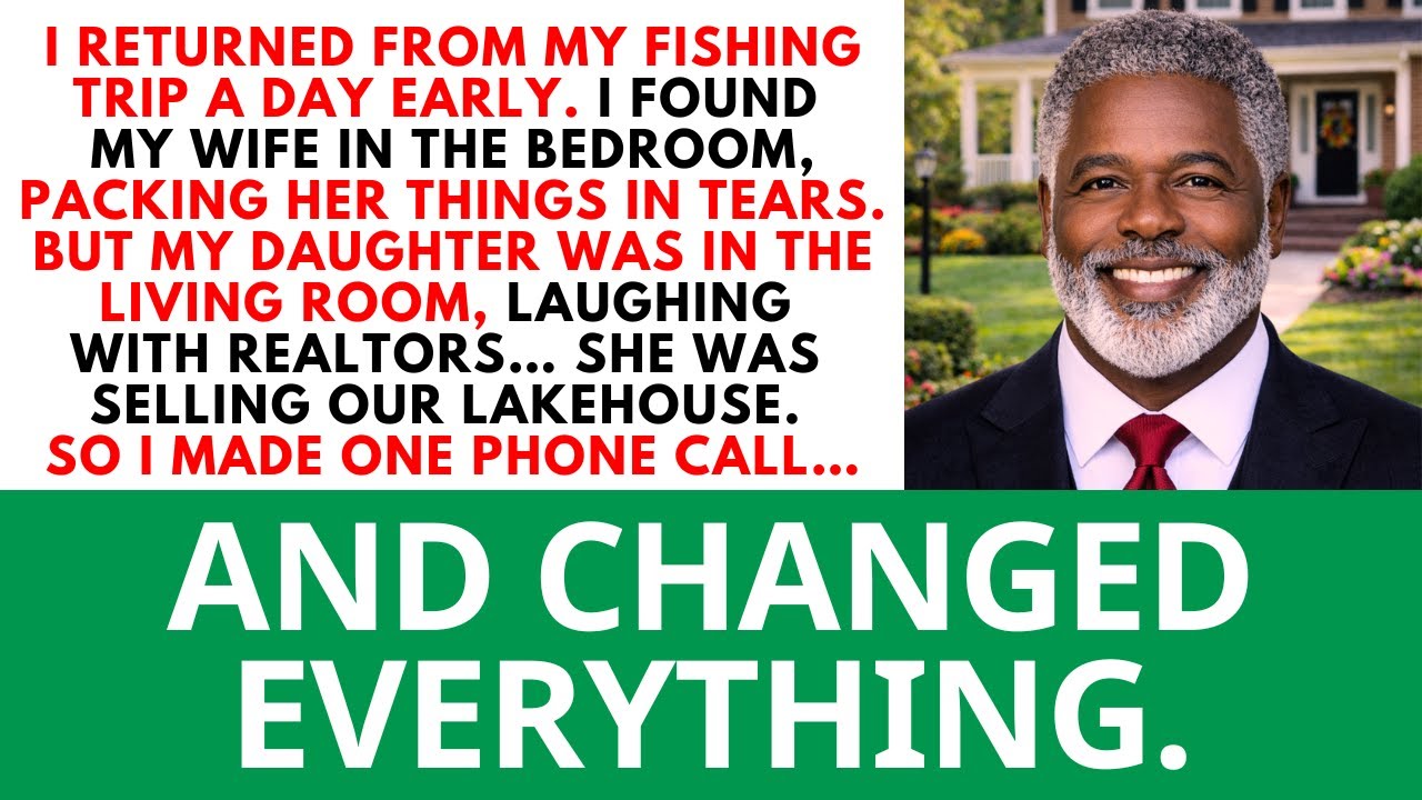 I Returned Home Early To My Wife Crying, But My Daughter Was Laughing With Realtors...