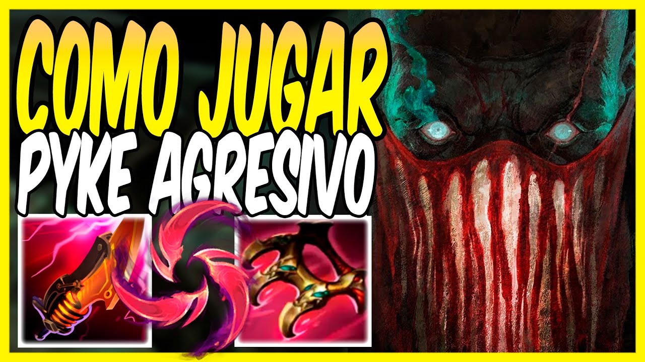 🔥¡COMO JUGAR PYKE AGRESIVO! EL ASESINO de SUPPORT que GANA PARTIDAS🔥
