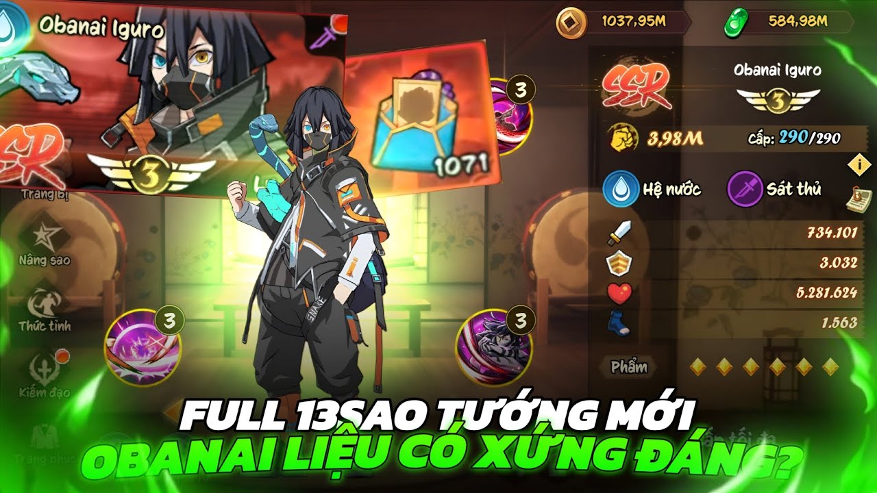 Hơi Thở Mặt Trời #17 - Chuột Bạch Lên Ngay Tướng Mới Obanai 13Sao Kèm Chơi Full Chuỗi Event Mới !