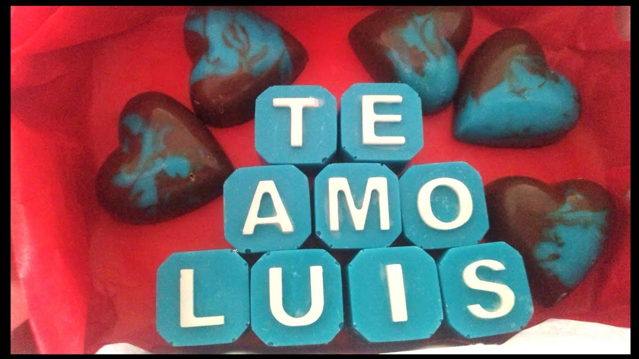 As&iacute; hago mis choco letras // letras de chocolate