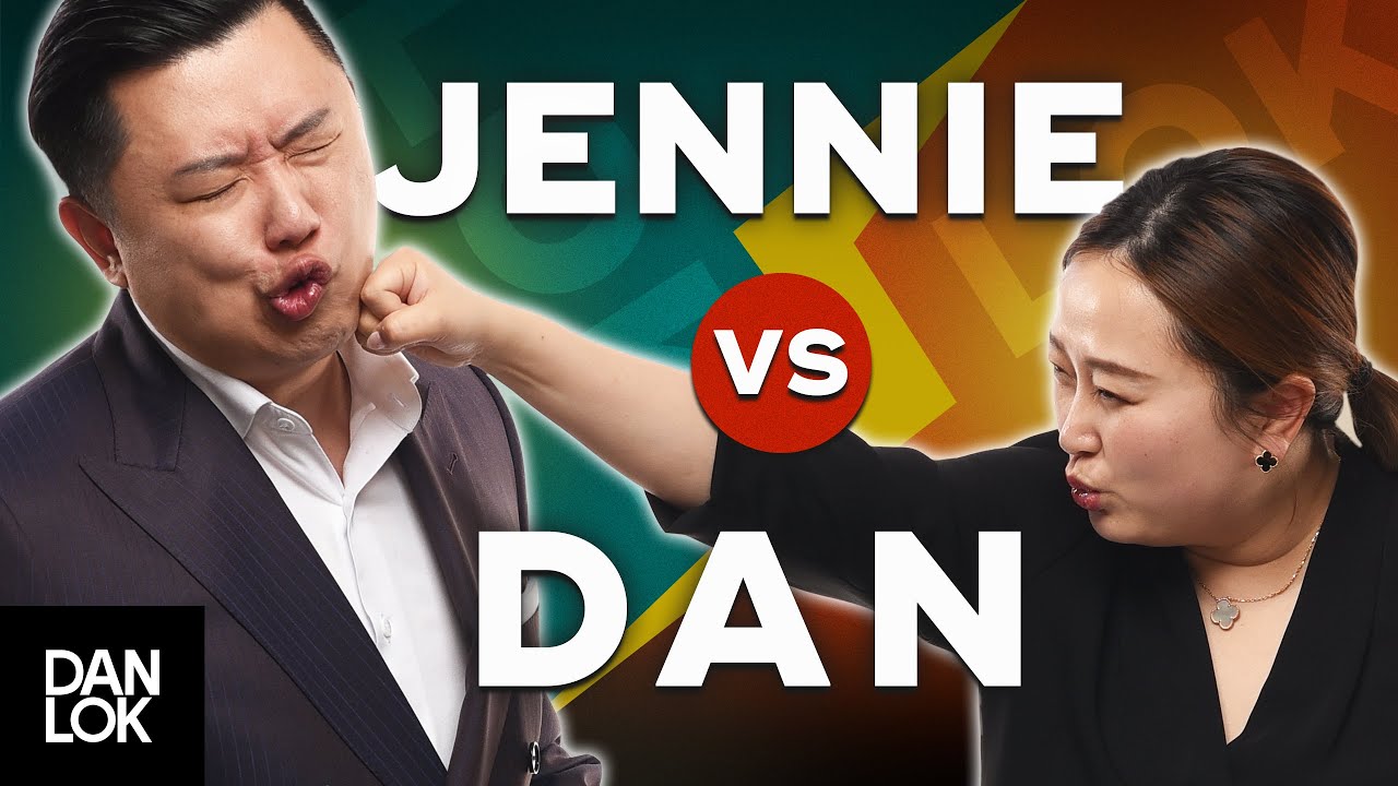 Jennie Lok ROASTS Dan Lok On Stage