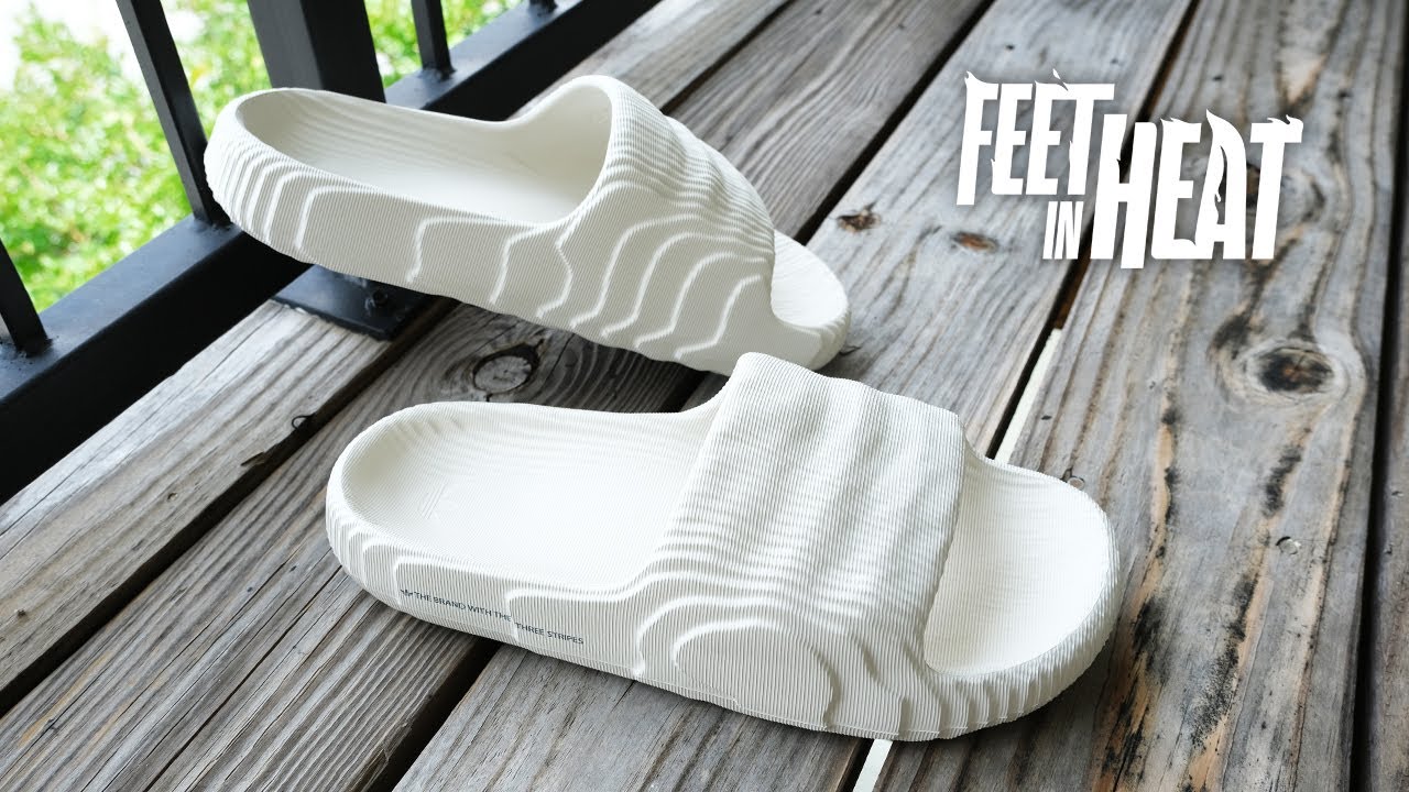 ADIDAS Originals Adilette 22 Slides - Sneaker Unboxing / Review / Sizing / On Feet