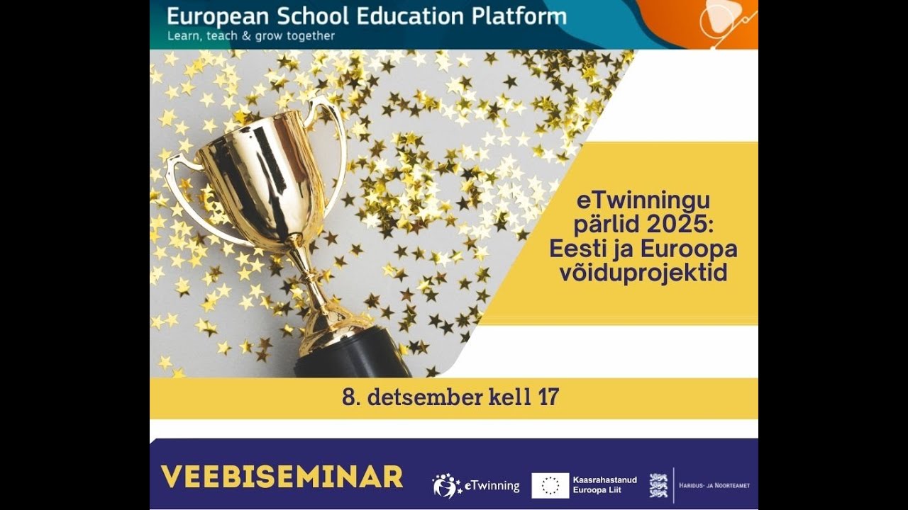 eTwinningu projektipärlid 2025: Euroopa ja Eesti projektivõistluse võitjad