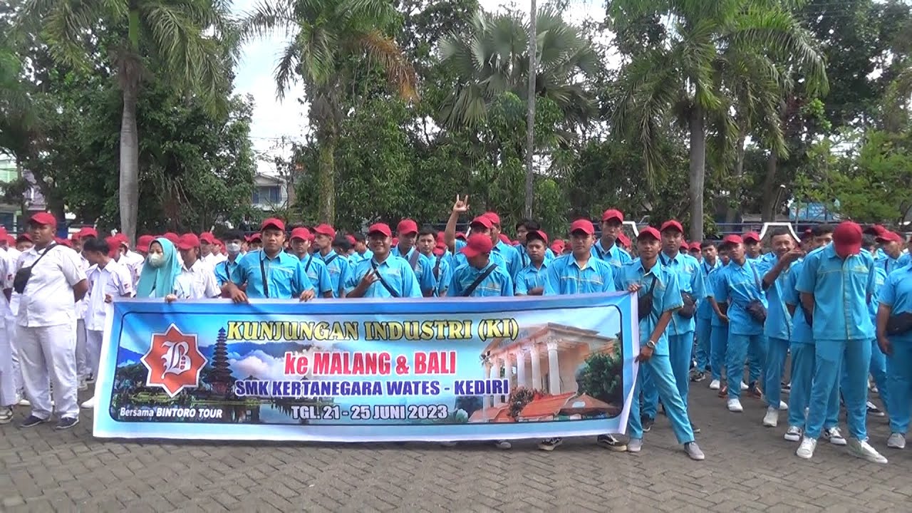 BINTORO TOUR KUNJUNGAN INDUSTRI SMK KERTANEGARA WATES KEDIRI KE MALANG DAN BALI 21-25 JUNI 2023