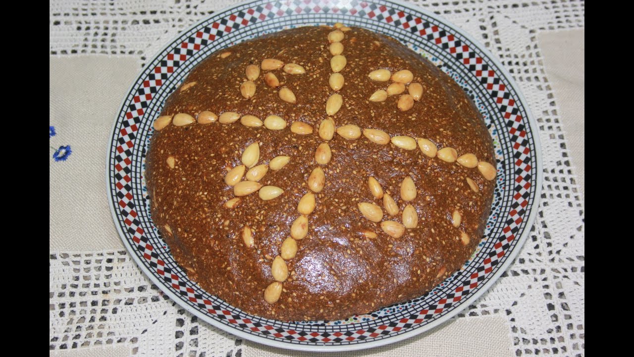 طريقة تحضير السفوف او سلو المغربي  Recipe Sellou or Sfouf