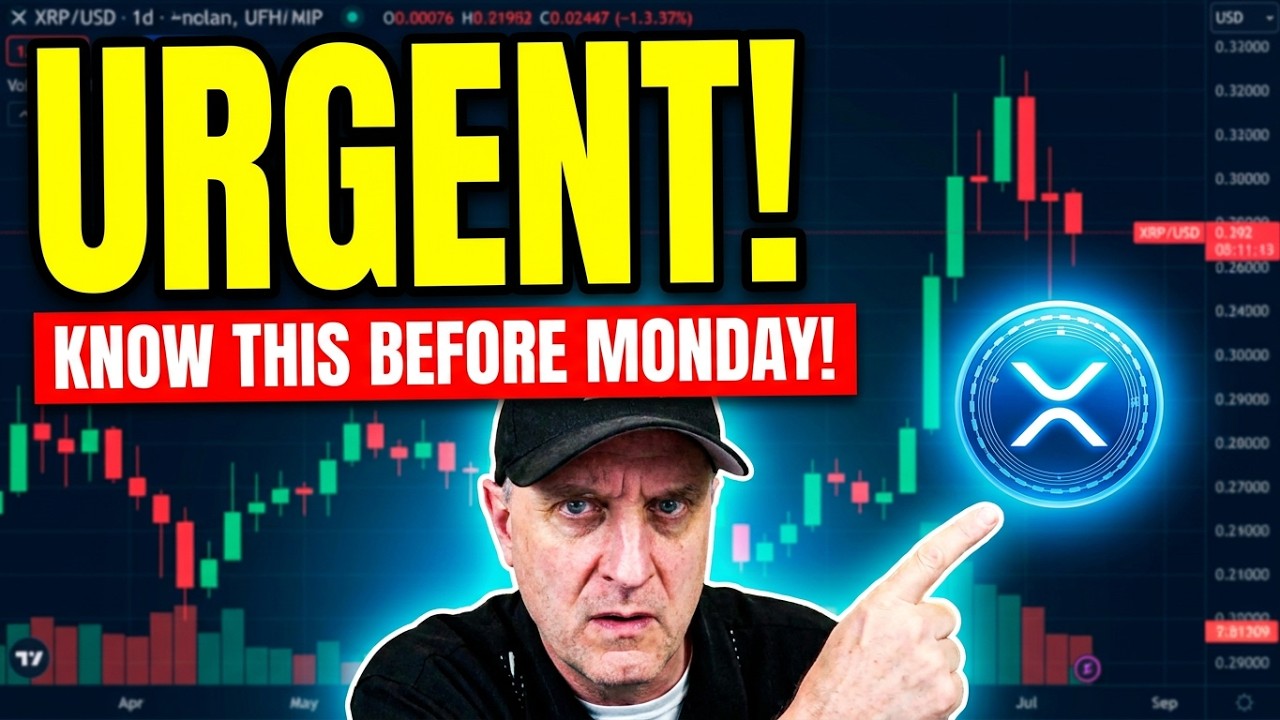 URGENT XRP PRICE PREDICTION UPDATE 🚨 Know This BEFORE MONDAY ‼️