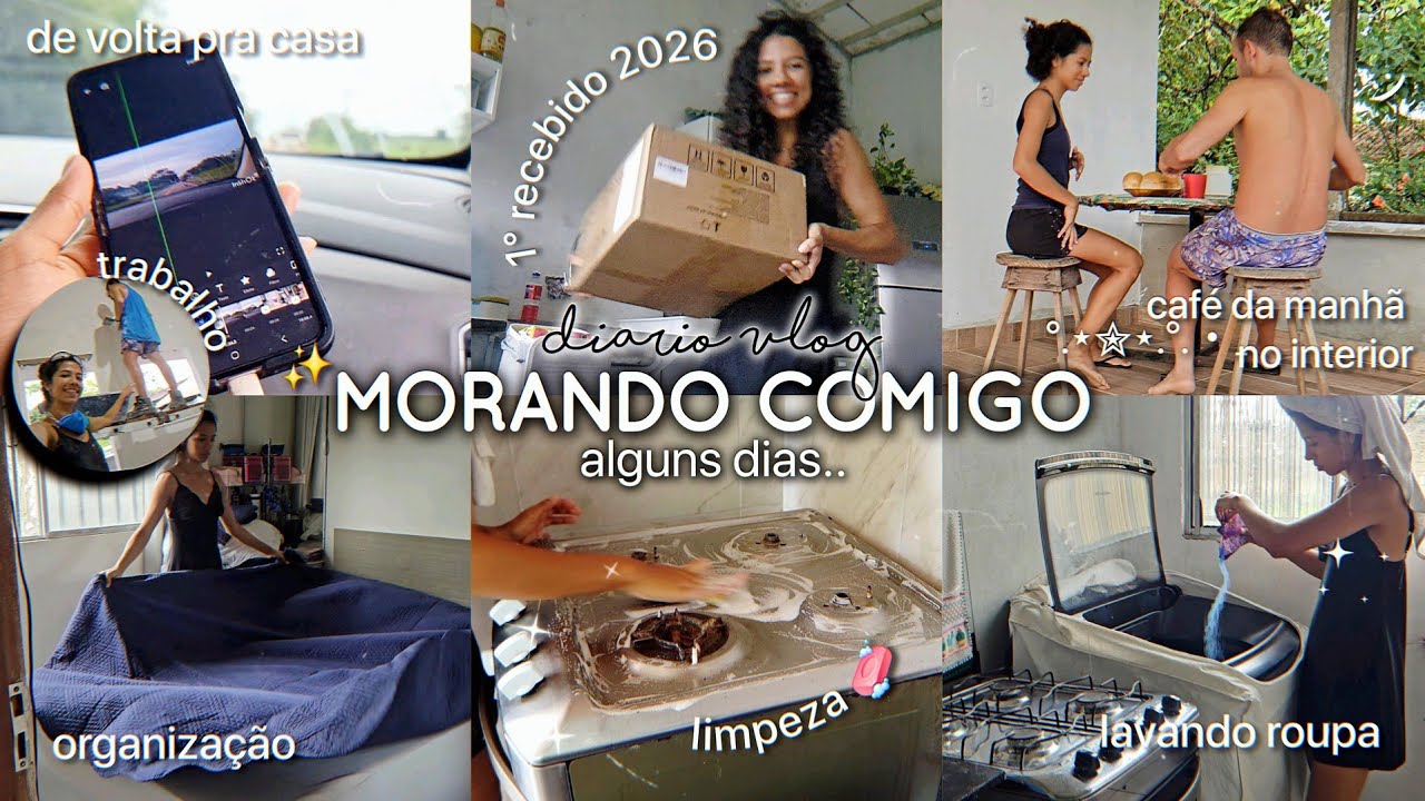 Trabalho, café da manhã no interior, de volta pra casa, organização, 1° recebido do ano | DAILY 📽💖✨️