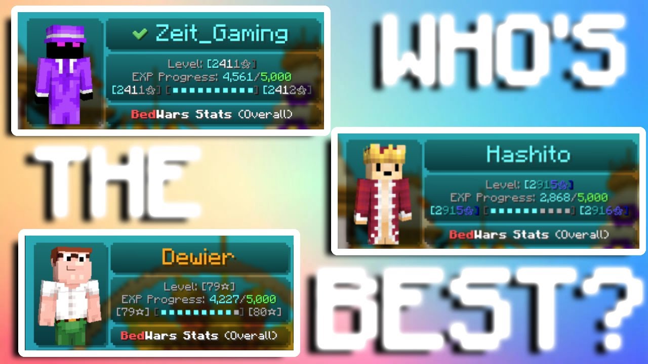 25 САМЫХ ВЫСОКИХ серий побед в одиночку в Hypixel Bedwars