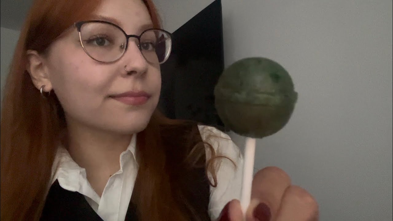asmr - lollipop and finger licking (no talking) 💛