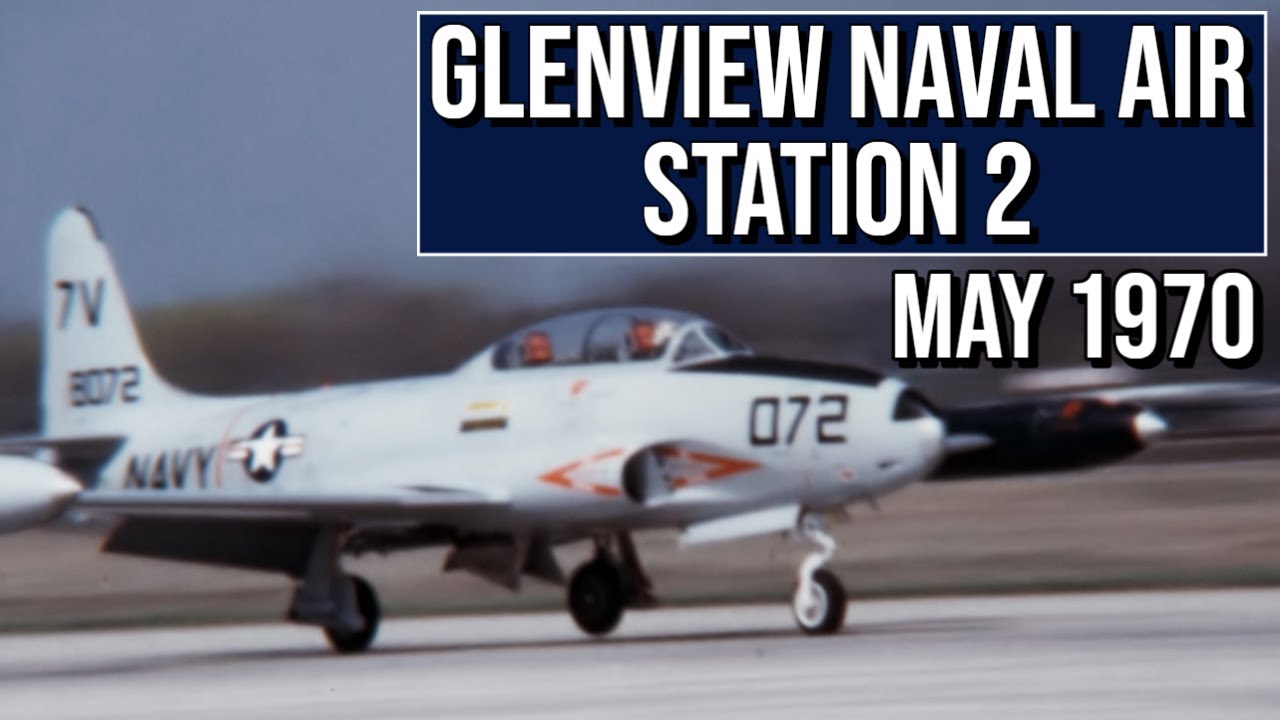 Rare Original Cold War Military Aircrafts at Glenview NAS