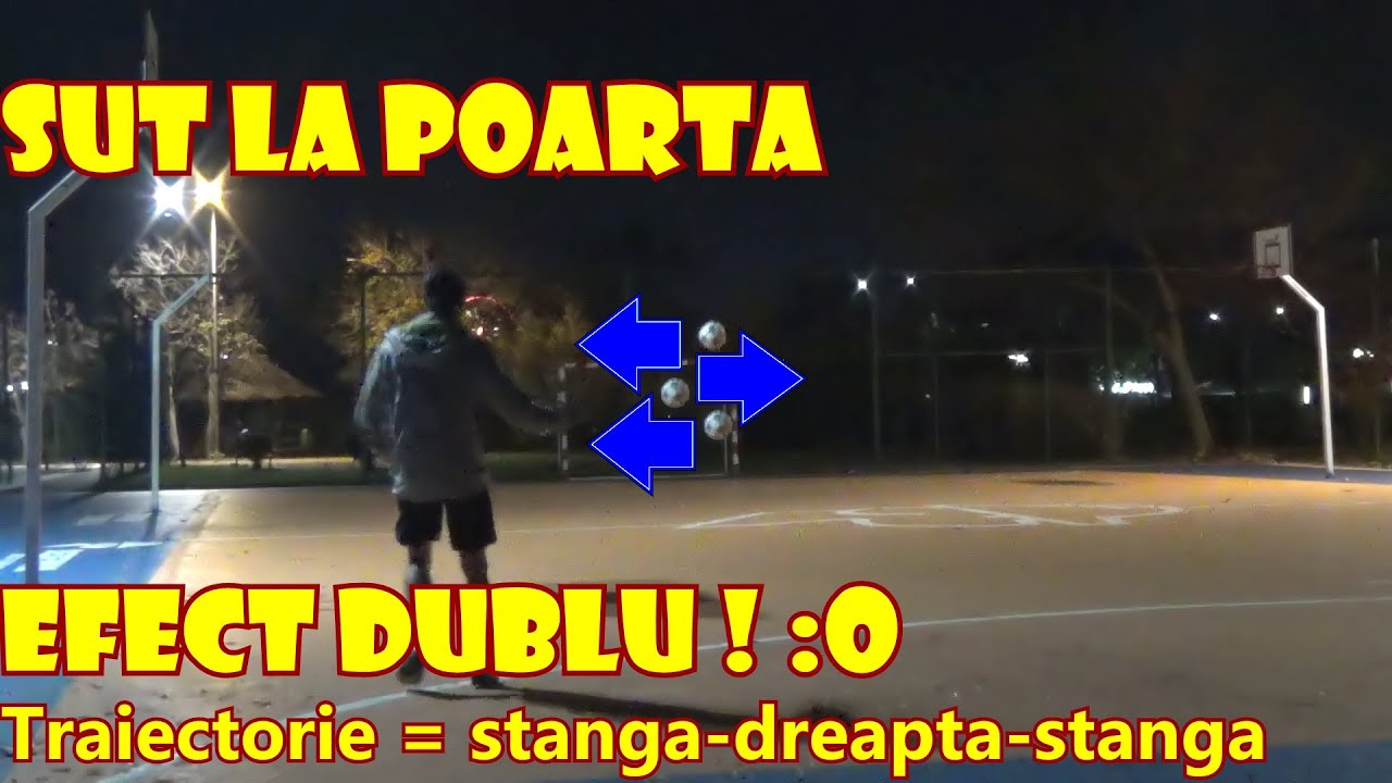 SUT LA POARTA EFECT DUBLU - STANGA-DREAPTA-STANGA = KNUCKLEBALL