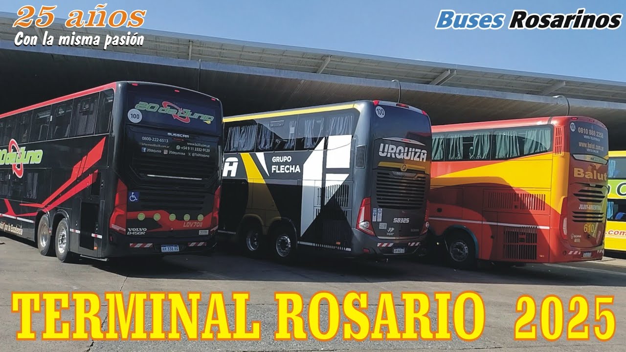 TERMINAL ROSARIO 2025 - BUSES ROSARINOS