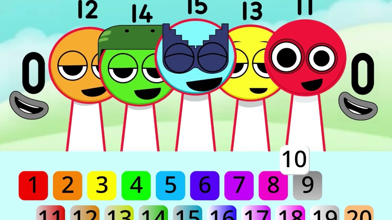 Incredibox Sprunki OC Phase 1 to Phase 2 1,2,3,4,5,6,7,8,9,10,11,12,13,14,15 From Emoji NumberBlocks
