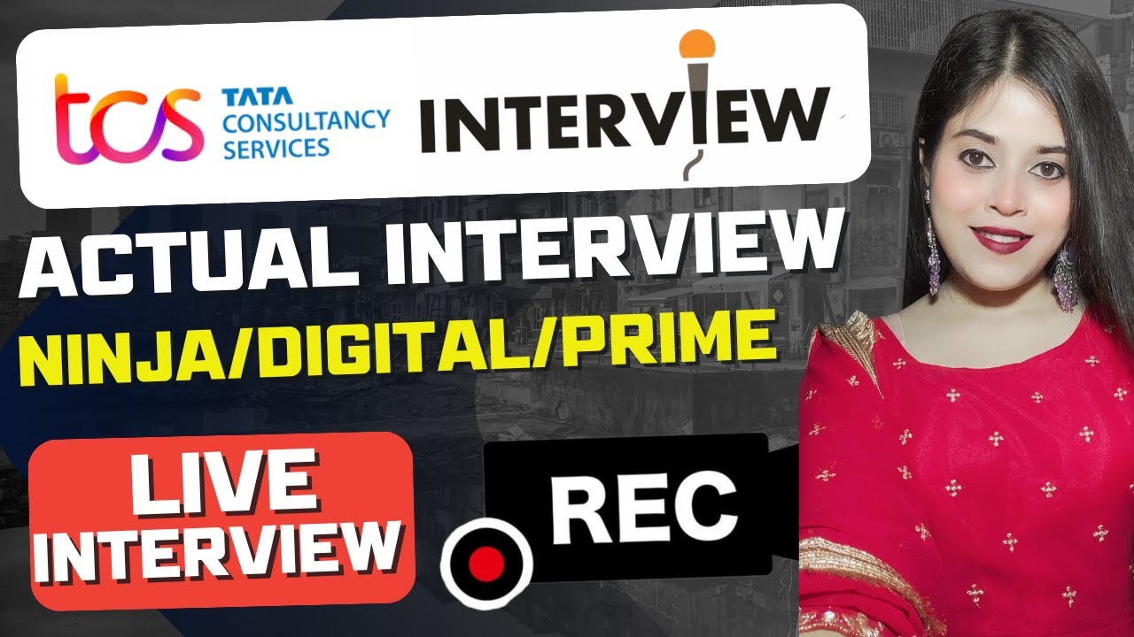 🔥TCS Actual Live Interview | TCS Live recording Interview🔥