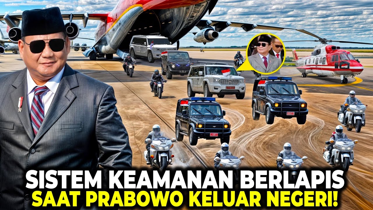 Pengamanan & Fasilitas Mewah Presiden Indonesia Bikin China Terpukau! Begini Gaya Bepergian Prabowo