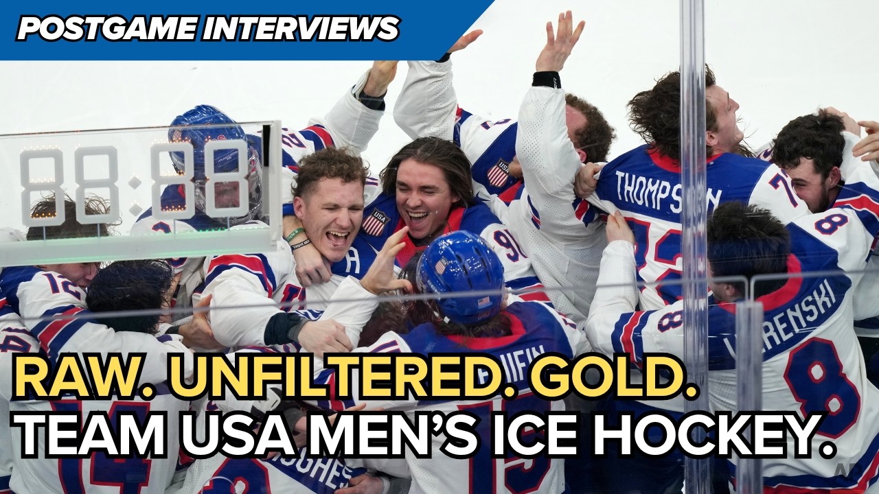 'Milan is the New Lake Placid' | Team USA Men's Hockey Reacts to Winning Gol
